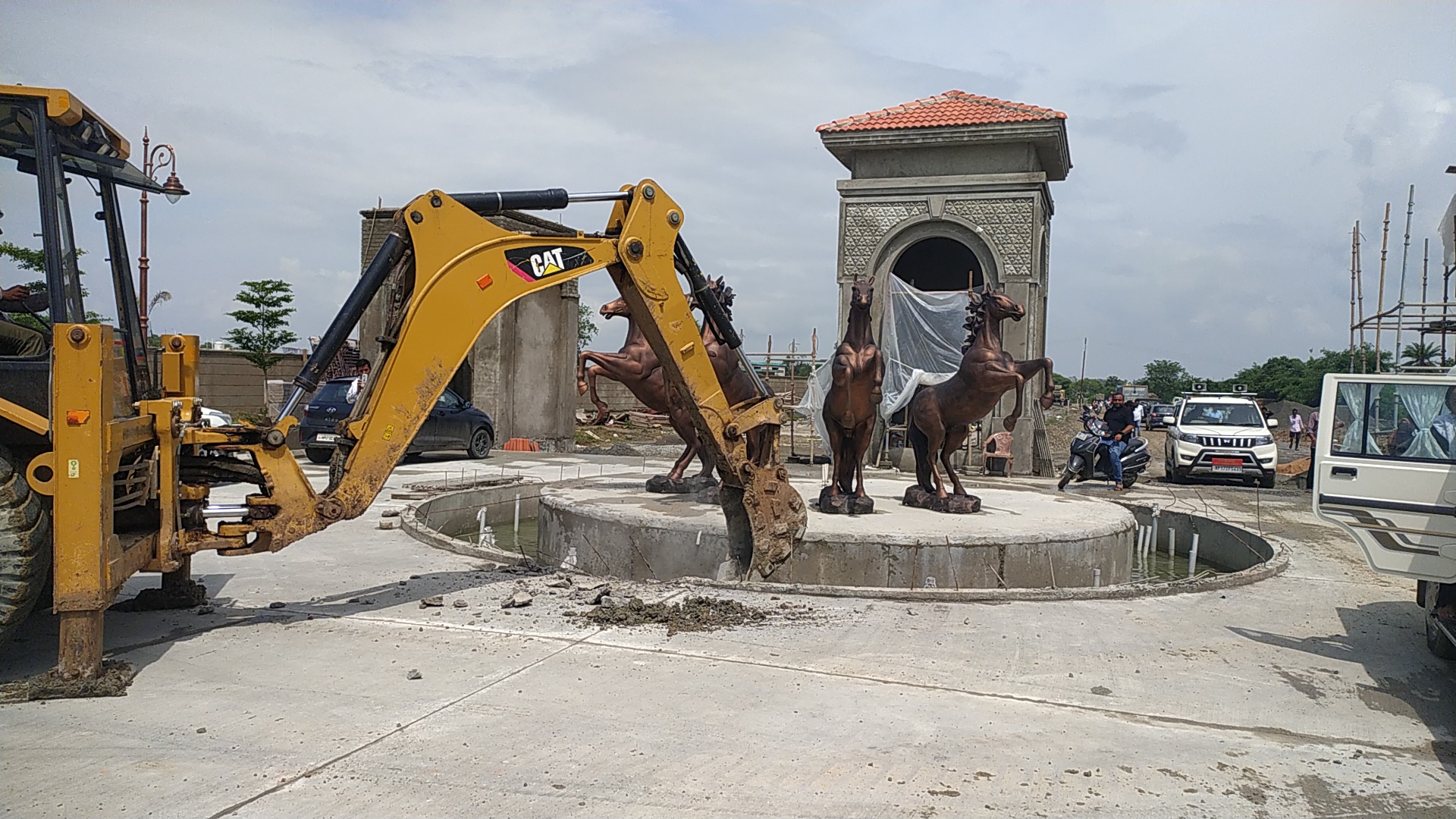 REWA ILLEGAL COLONY DEMOLITION