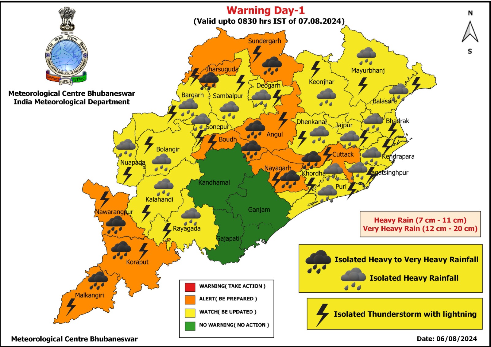 HEAVY RAIN IN ODISHA