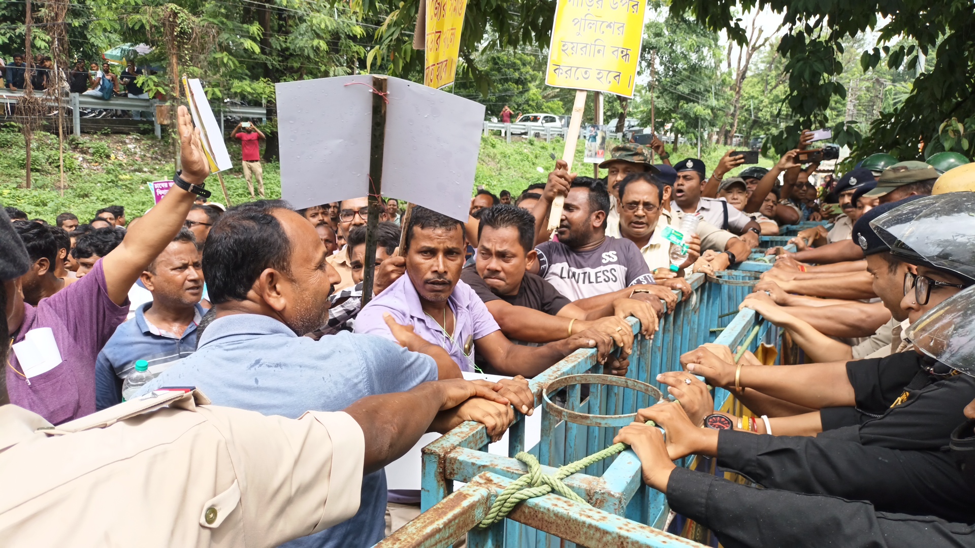 Potato Farmers Protest