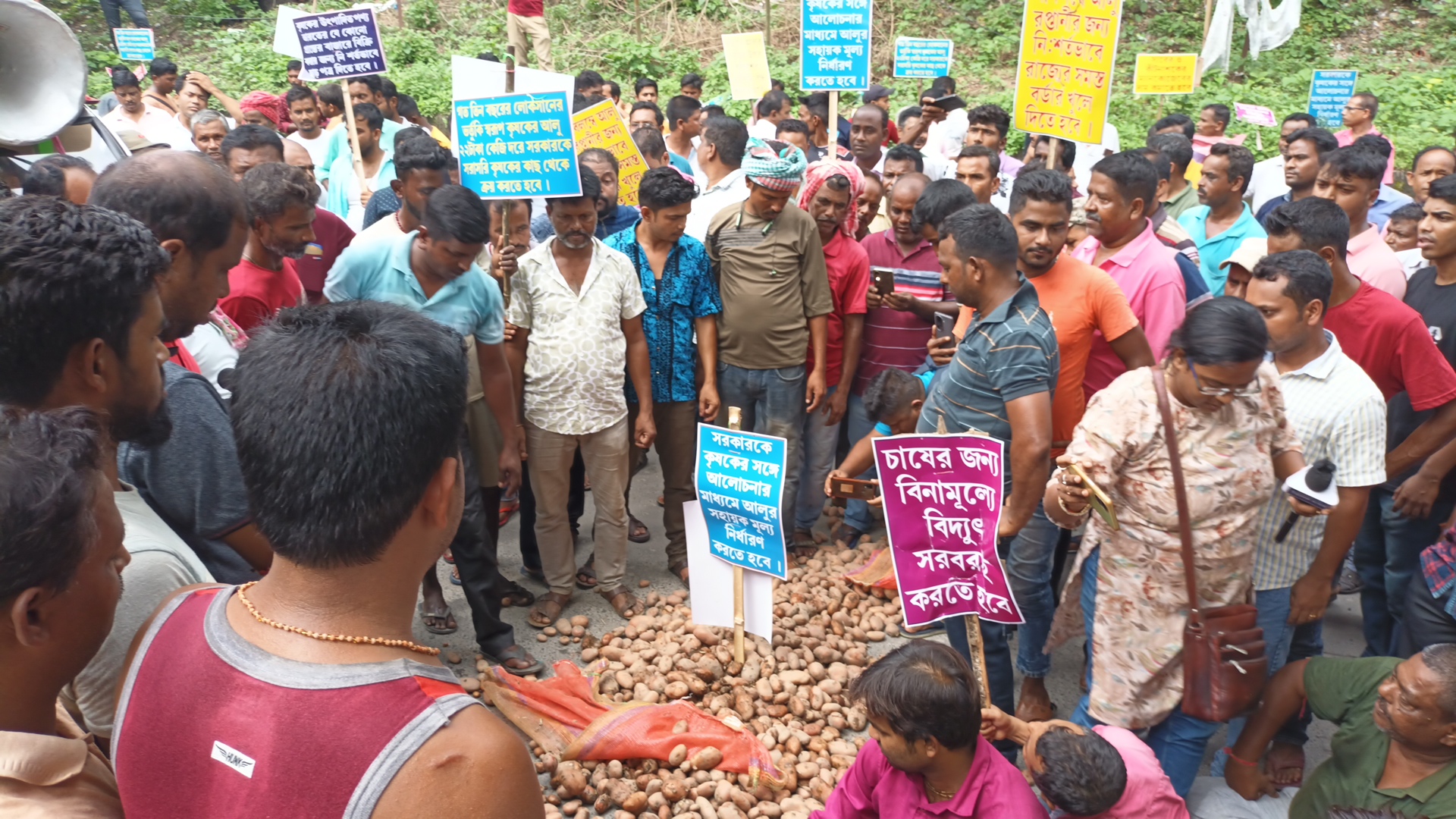 Potato Farmers Protest