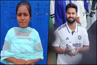 ஏழை மாணவிக்கு நிதியுதவி வழங்கிய ரிஷப் பந்த்
