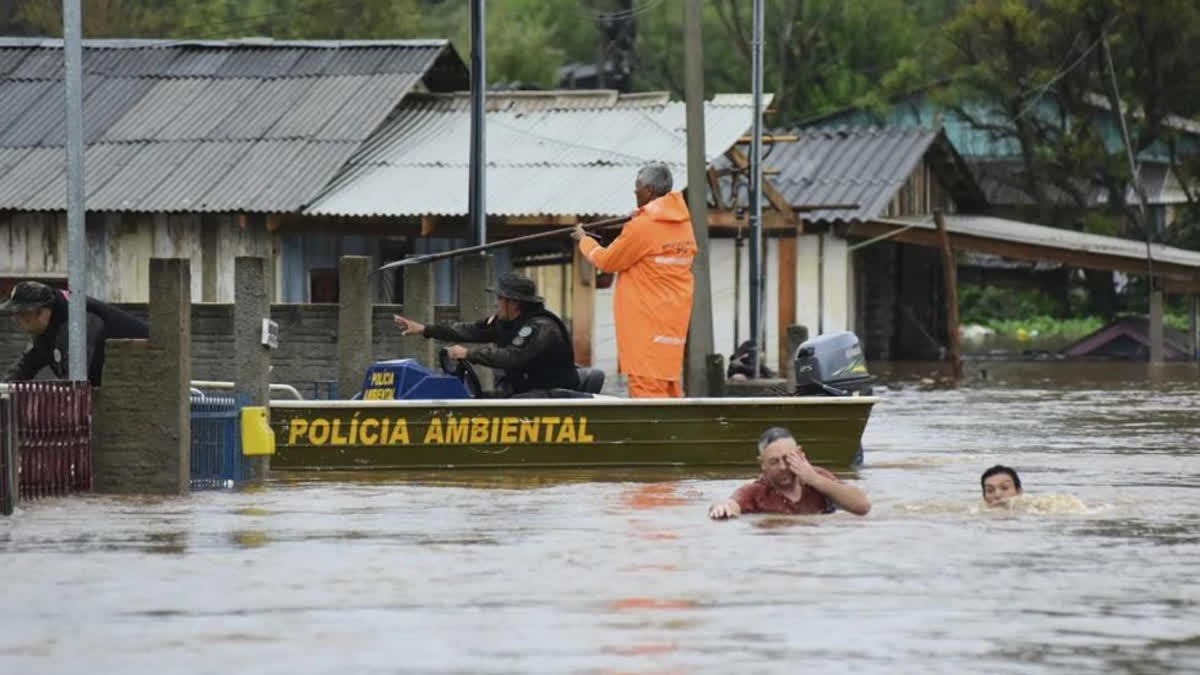 Fierce Storm in Southern Brazil