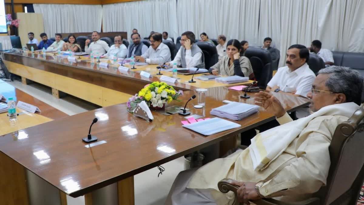 CM Siddaramaiah holds high level meeting