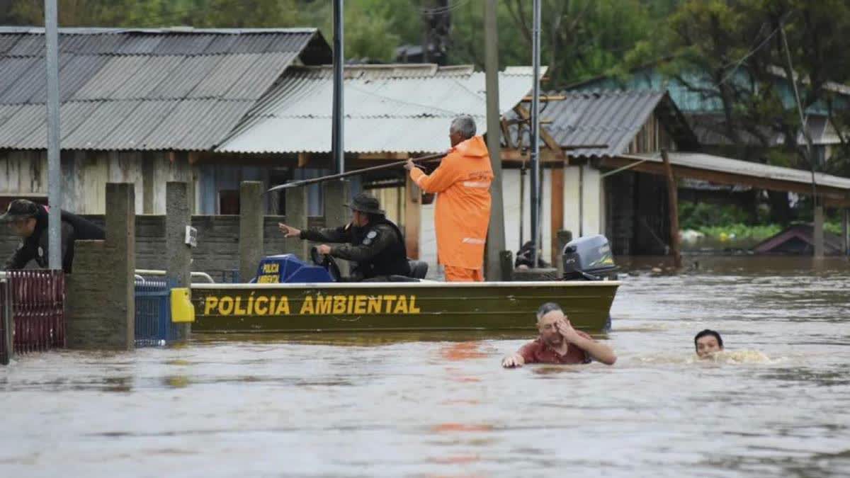 Cyclone in Brazil