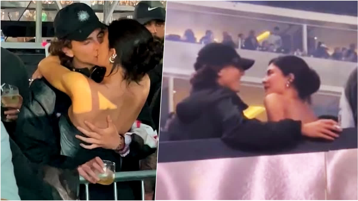 Popular star Kylie Jenner and actor Timothee Chalamet were seen kissing in public for the first time as they enjoyed watching Beyonce's performance during her recent concert at SoFi Stadium in Los Angeles.