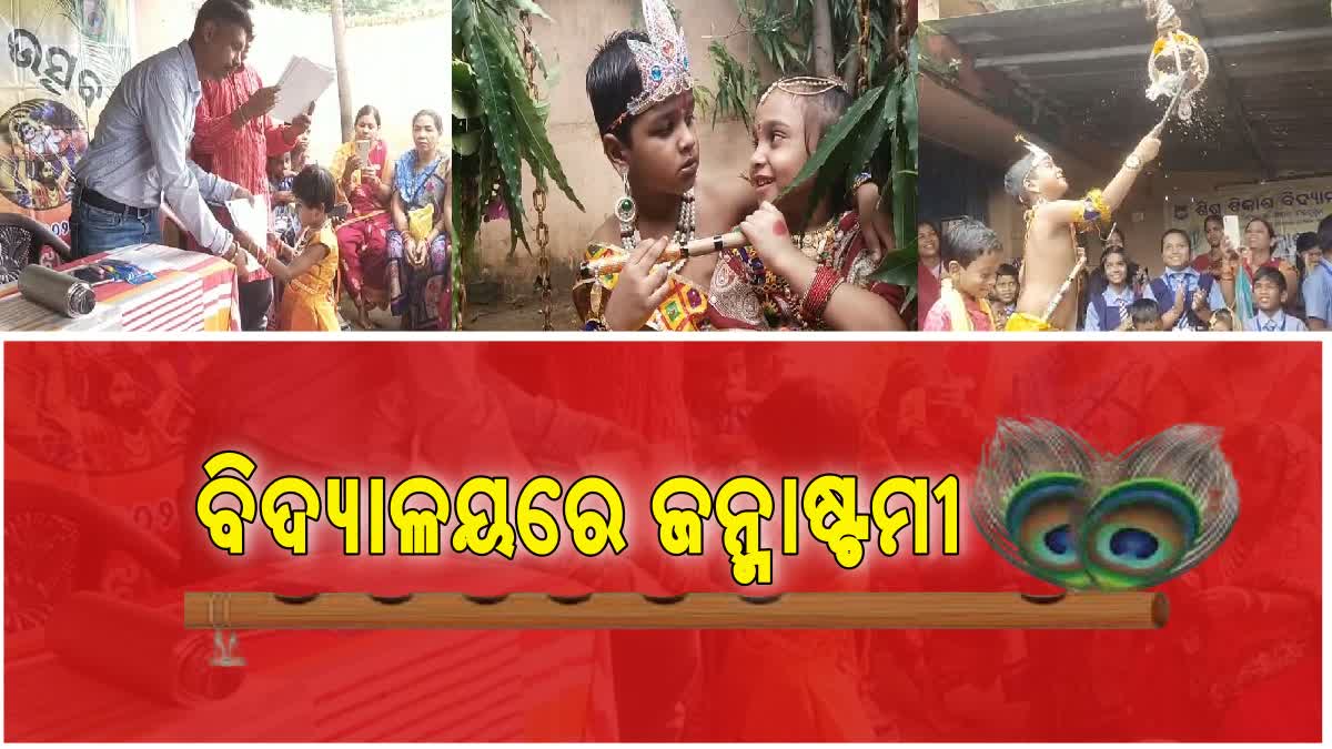 janmashtami celebration by students