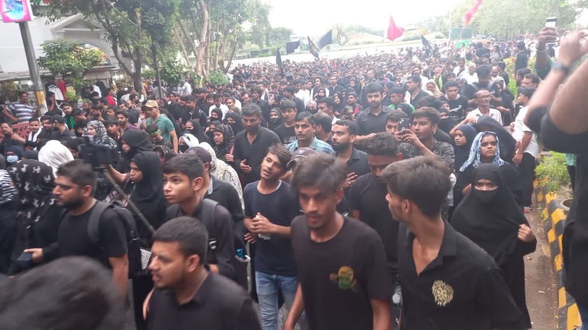 chehlum procession taken out in delhi