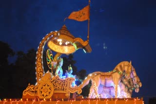 Special decoration in Shri Krishna Janmabhoomi for janmashtami 2023 in mathura