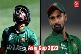 Nazmul Hossain Shanto injured Liton Das Replacing Him in Asia Cup 2023