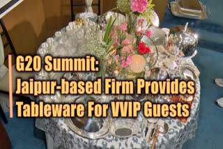 The Jaipur-based silverware firm, run by a father-son duo, says it has been supplying tableware and silverware for use by VVIP guests during the G-20 Summit. According to them, most tableware has a steel or brass base or a mix of both, with an elegant coating of silver, while some items like plates that will carry glasses to be used for serving welcome drinks have gold plating.