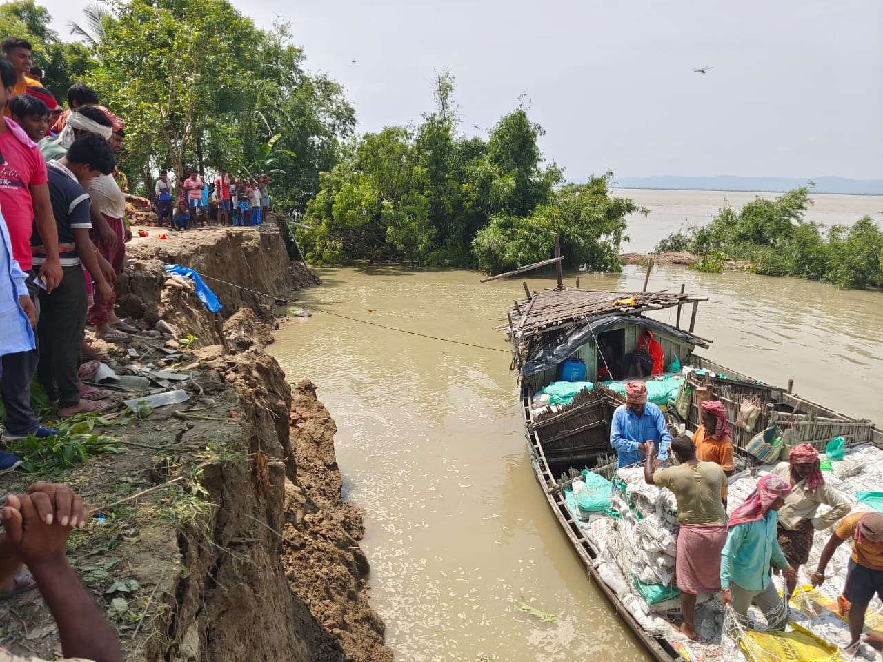 Ganga Erosion in Malda