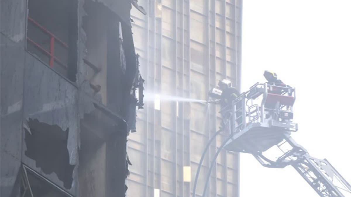 FIRE AT TIMES TOWER BUILDING