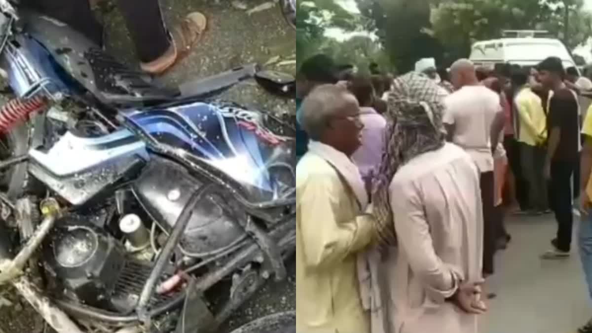 Aunt and nephew died in road accident in Koderma