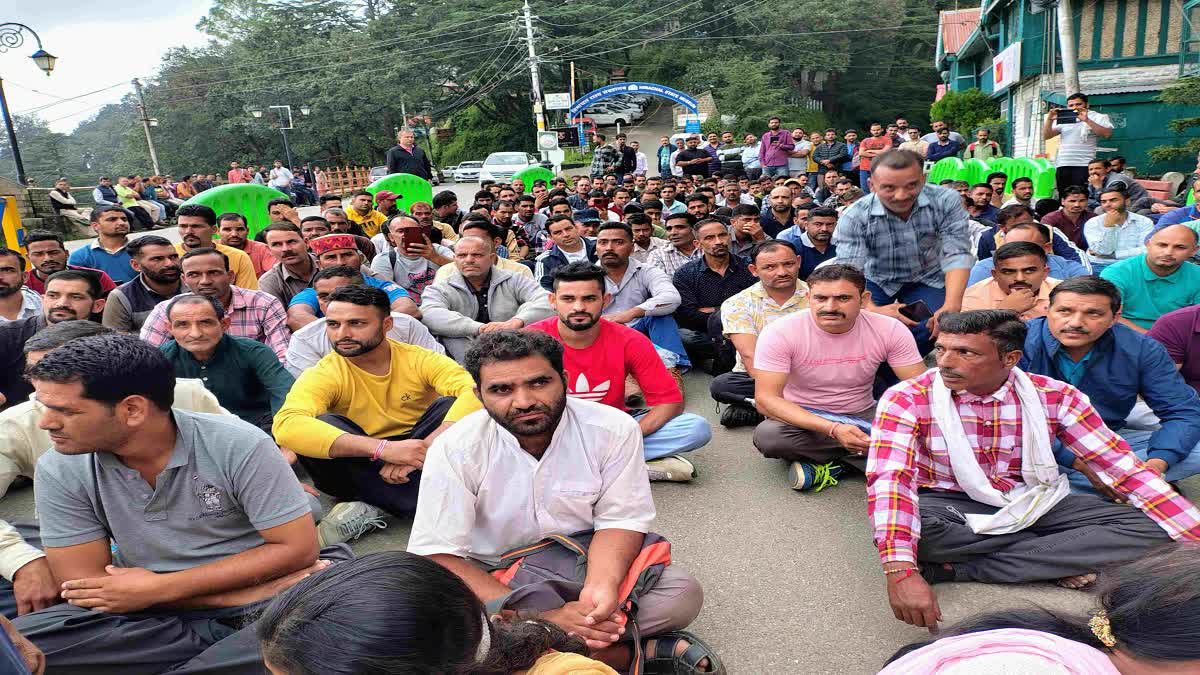 Himachal Jal Rakshak Protest