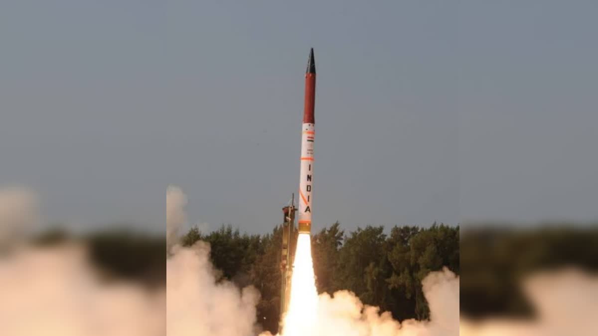 Successful launch of Agni 4 Ballistic Missile