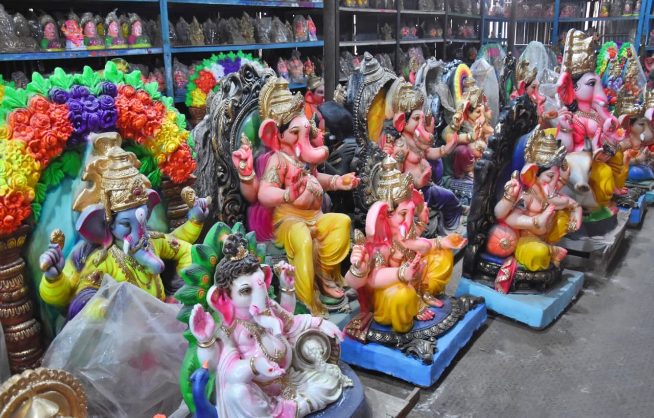 Different style of Ganesha idols