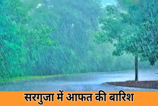 Disaster rain in surguja