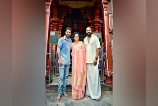 Rishab Shetty with JR NTR Family