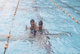 Mother Son 12 Hours Non Stop Swimming