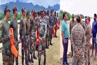 Army Mobilized For Budameru Canal Works in NTR District