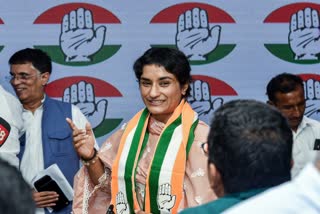 CONGRESS CANDIDATE  WRESTLER  HARIYANA ELECTION  MPS NOT CONTEST