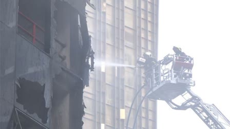 FIRE AT TIMES TOWER BUILDING