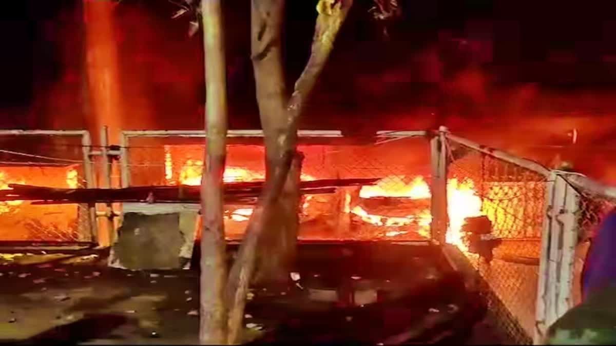 Building caught fire in Goregaon Mumbai Maharashtra, several people rescued