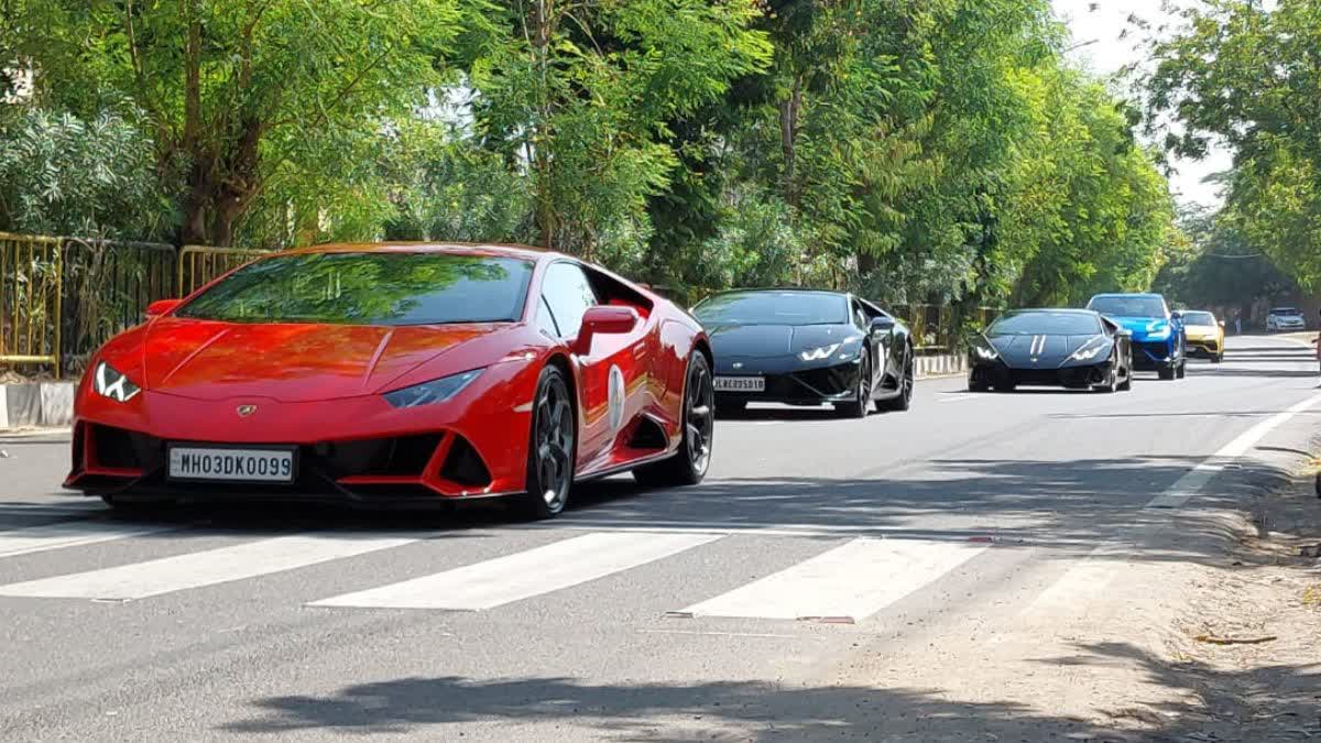 luxury car Lamborghini in jodhpur