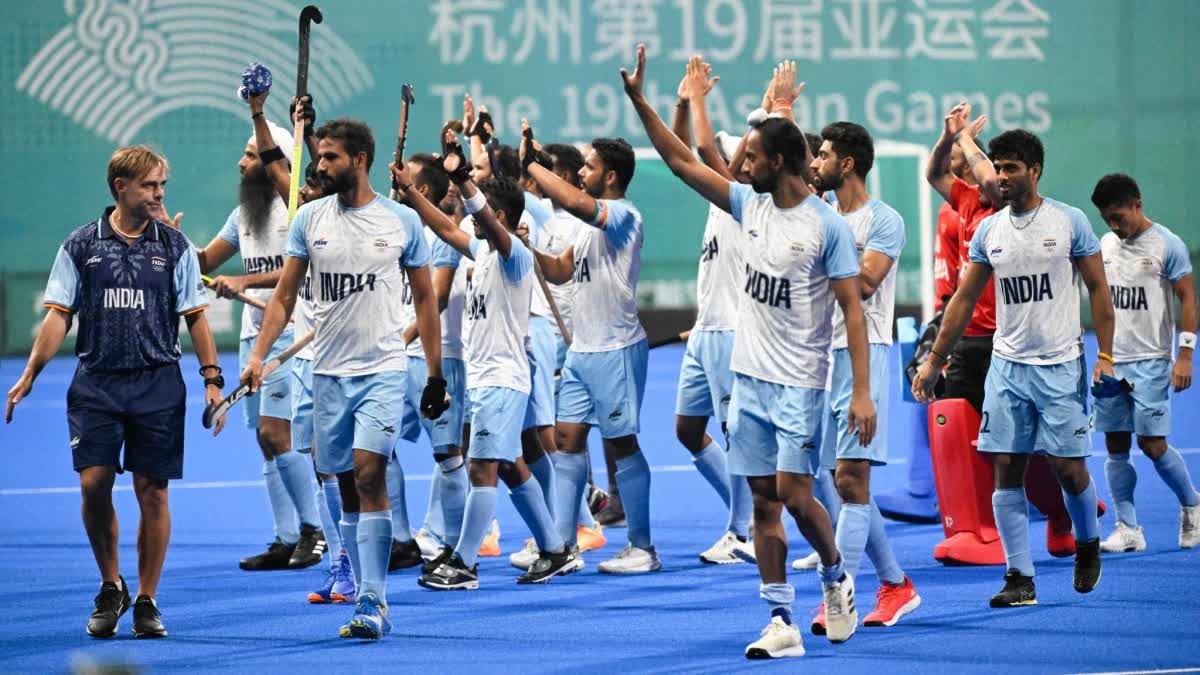 India men Hockey team wins Gold  India men Hockey team  Asian Games 2023  India beat Japan in Asian Games 2023 Final  ഏഷ്യന്‍ ഗെയിംസ്  ഏഷ്യന്‍ ഗെയിംസ് 2023  ഇന്ത്യന്‍ ഹോക്കി ടീം  PR Sreejesh  പിആര്‍ ശ്രീജേഷ്