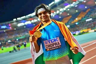 gold medalist Neeraj Chopra grand welcome in Delhi
