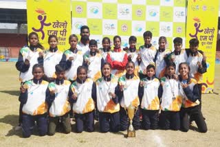 Shahdol girls again wonders in football