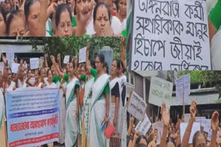 Protest in Teok