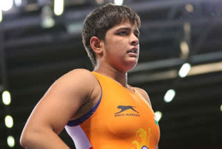 Sonam Malik wins bronze medal after beating World medalist & reigning Asian Champion Long Jia of China 6-4 in 62kg category.