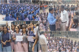 DMK councillor compromise with the protesting students of Salem Government Girls High School has caused controversy