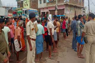 Road Accident in Lakhisarai