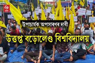 Protest at Bodoland University