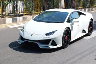 A caravan of luxury cars came out in Jodhpur