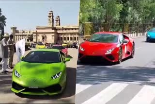 Celebrating diamond jubilee of Lamborghini  Lamborghini car  Diamond Jubilee Of Lamborghini  ലംബോർഗിനിയുടെ വജ്ര ജൂബിലി  ലംബോർഗിനി കാര്‍  luxury car  ആഡംബര കാർ ബ്രാൻഡ്‌ ലംബോർഗിനി  Lamborghini luxury car brand  Lamborghini Diamond Jubilee Procession  ലംബോർഗിനി വജ്ര ജൂബിലി ഘോഷയാത്ര