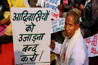 Adivasi organisation protests in Delhi, opposes implementation of Forest Conservation Amendment Act