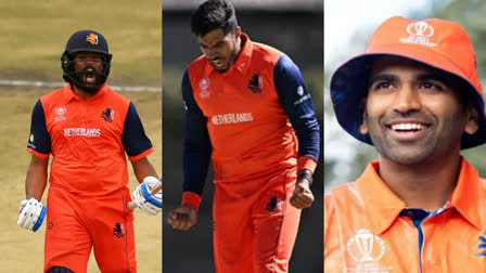 Indian Origin Players in Netherlands team  Teja Nidamanur  vikramjit singh  Aryan dutt  വിക്രംജീത് സിങ്‌  തേജ നിടമാനൂര്‍  ആര്യന്‍ ദത്ത്  Cricket World Cup 2023  ഏകദിന ലോകകപ്പ് 2023  നെതര്‍ലന്‍ഡ്‌സ് ടീമിലെ ഇന്ത്യന്‍ വംശജര്‍