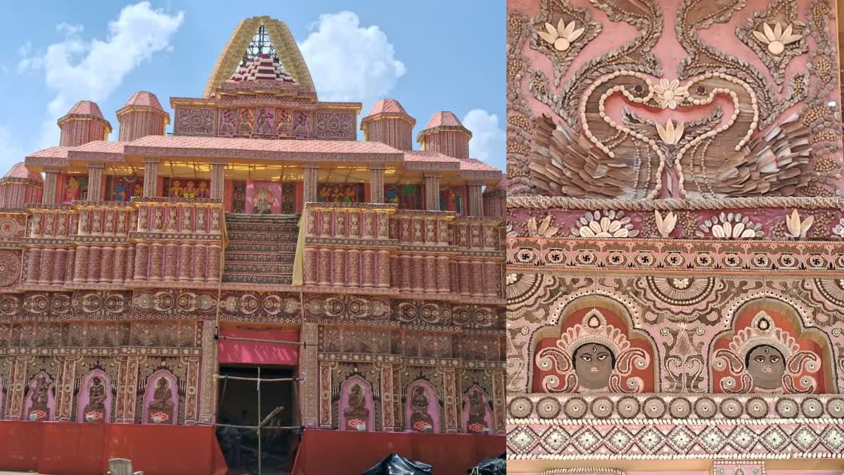 durga-puja-pandal-was-built-on-puri-temple-format-in-ranchi