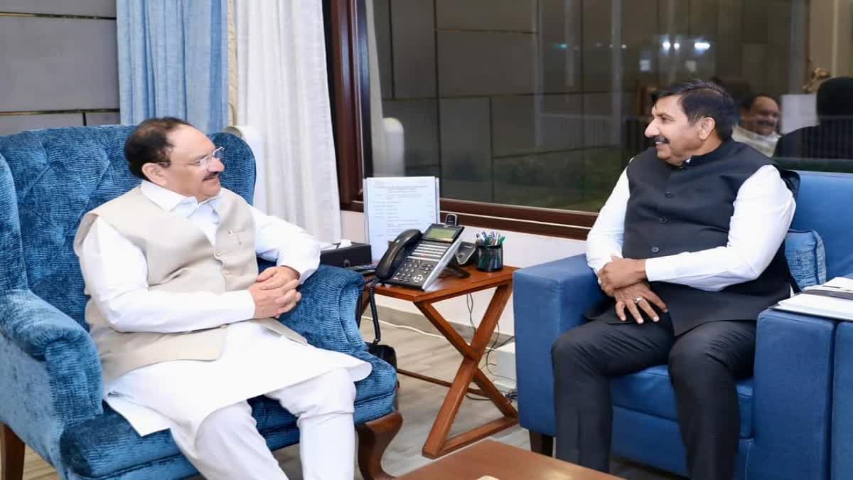 MUKESH AGNIHOTRI MET WITH JP NADDA