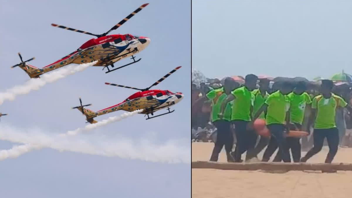 The Indian Air Force's (IAF) air show at Chennai’s Marina Beach, meant to be a grand celebration, ended in heartbreak as four people, including an elderly man, died due to the overwhelming crowds.