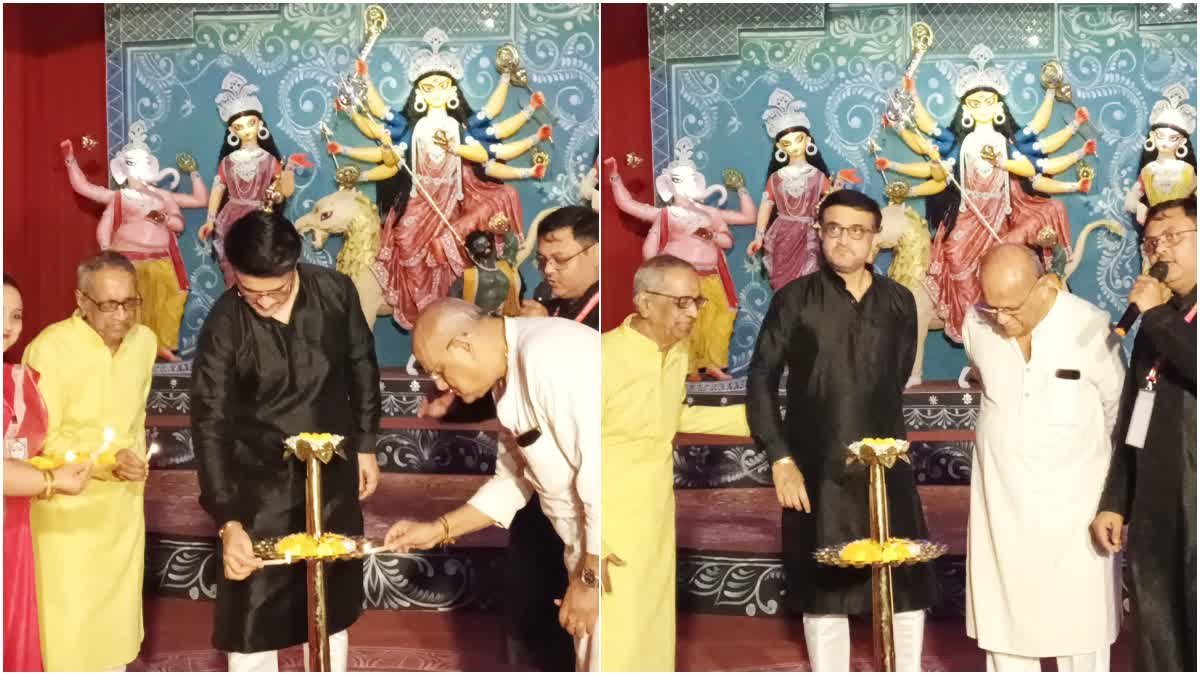 SOURAV INAUGURATES DURGA PUJA