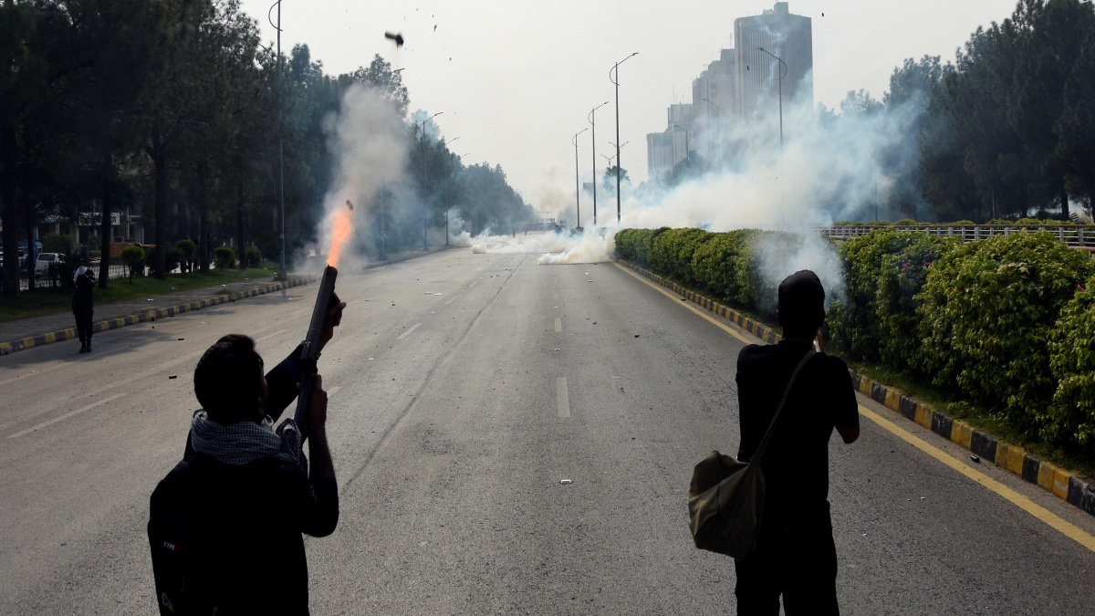 Pakistan PTI protest