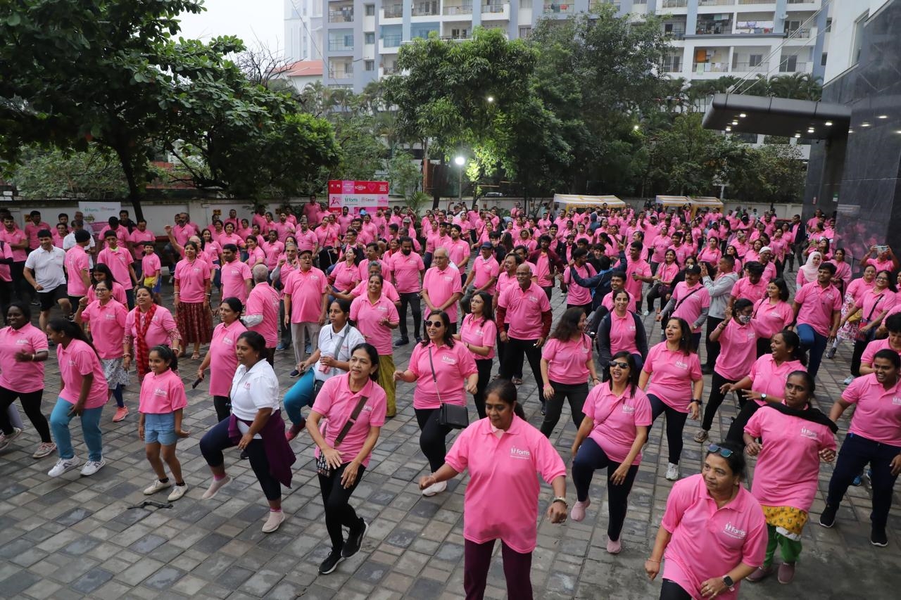 Pink Strong Walkathon in Bengaluru as part of Breast Cancer Awareness Month