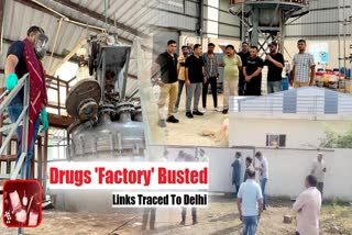 Joint raids of ATS and NCB on drug manufacturing factory in Bhopal