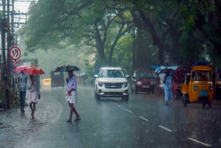 RAIN WARNING  KERALA WEATHER PREDICTION  മഴ മുന്നറിയിപ്പ്  കേരളത്തിലെ മഴ