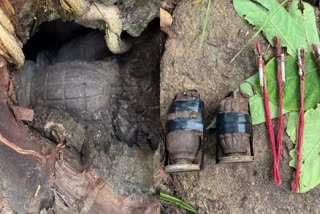 Explosives recovered from Budha Pahad area of Jharkhand