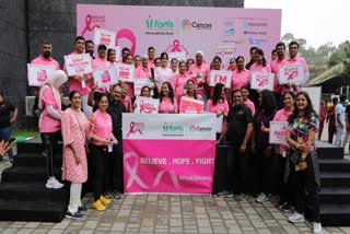 Pink Strong Walkathon in Bengaluru as part of Breast Cancer Awareness Month